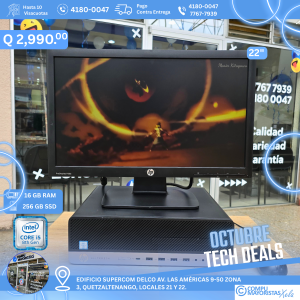 ¿Buscas una computadora rápida, confiable y accesible? Este combo es ideal para tus tareas diarias, trabajo en oficina o estudio.